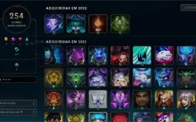 Conta de LOL Nvl 381 Platina 1 com MMR De diamante 2