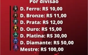 ELO JOB BARATO E RÁPIDO FEITO POR CHALLENGER