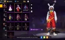 Conta Free Fire com intens raros antiga