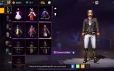Conta Free Fire com intens raros antiga