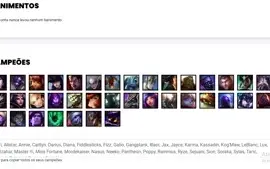 Conta bronze 2 com 37 Champs e 13 Skins
