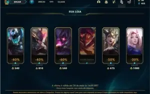 Conta bronze 2 com 37 Champs e 13 Skins