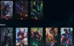 Conta LoL 325 Skins Diamante IV