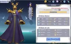 Conta Saint Seiya Awekening LVL 47 excelente
