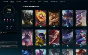 League of Legends LV.314/98 Skins