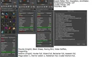 Elite Knight lvl 130 Magera bons skills c/ itens, addons
