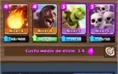 Clash Royale nv09 100k+ de Ouro, 10 Lendárias e Desafiante I