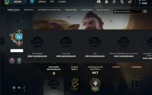 Conta Unranked com TODOS os champs e 176 Skins ( MAIN ADC )