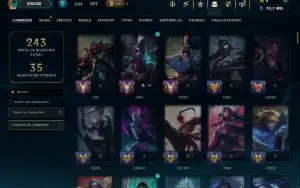 Platina 3 com 140 Champs e 68 Skins ( MID / JG / ADC )