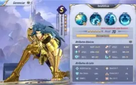 Conta Saint Seiya 03 - Milo Divino…