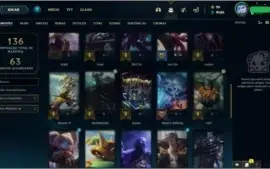 Conta league of legends platina IV