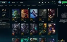 Conta league of legends platina IV