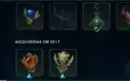 Conta 105 skins quase todos champios criada em 2012