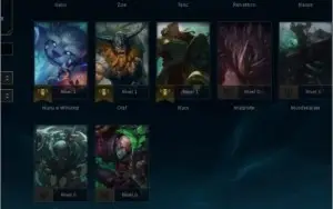 Conta de league of legends, Platina