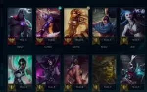 Conta de league of legends, Platina