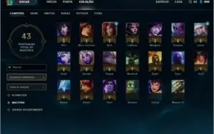Conta de League of Legends - Ouro 4