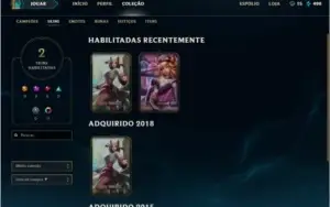 Conta de League of Legends - Ouro 4