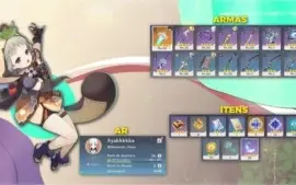 Ayaka + Espadão Celestial + 18 Dias de Benção da Lua. AR 26
