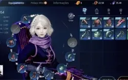 CONTA MIR4 LVL 60, 66K DE PODER SNEAK E BICHEON DESBLOQUEADO
