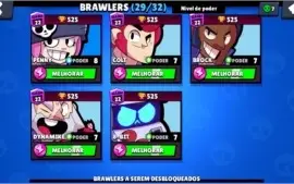 Conta Brawl Stars 15k - 3 Lendários