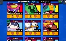 Conta Brawl Stars 15k - 3 Lendários