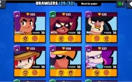 Conta Brawl Stars 15k - 3 Lendários