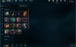 conta de lol 145 skins
