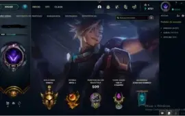conta de lol 145 skins