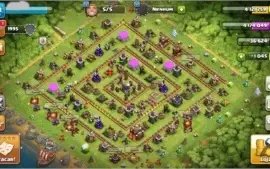 Vila Centro de Vila 10 - Clash of Clans.