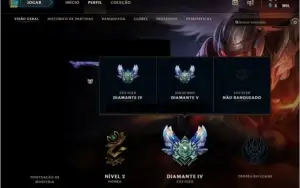 Conta D5 Solo D4 Flex 429 skins 30Gemas Annie hextec