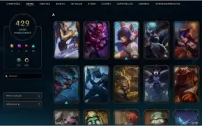 Conta D5 Solo D4 Flex 429 skins 30Gemas Annie hextec