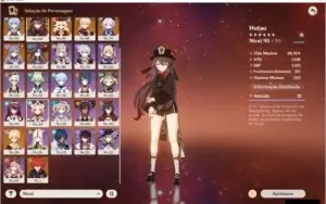 Conta genshim AR55 (Com muitos personagens 5*)