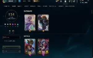 Bronze 2 com TODOS os champs e 134 Skins ( ADC / MID )
