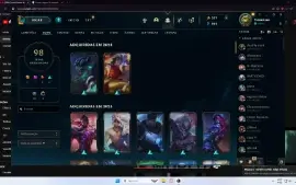 Conta League Of Legends LVL 317 c/ Todos Champs