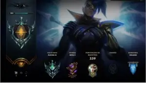 Conta lol platina 3 74 skins