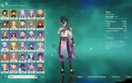 Conta Genshin impact Xiao, Yoimiya