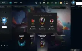 Conta HandLevel LOL Platina 3 Mono Ekko 1050RP