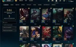 Conta Platina 4 com TODOS os champs e 125 Skins +1 Prestigio