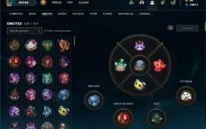 Conta Platina 4 com TODOS os champs e 125 Skins +1 Prestigio
