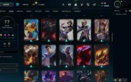 Conta de Lol MAIN TOP - D1 - 77 SKINS