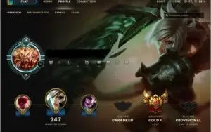 Conta League of Legends Gold 2