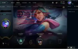 Conta LOL PLATINA IV MMR ALTO