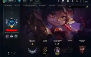 Conta no lol