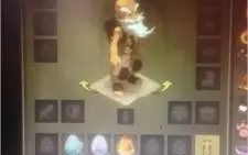 Conta dofus rara, com dofus nebuloso, abissal e púrpura