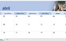 Calendario Academico Com Fotos - Editavel