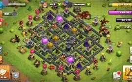 CoC Cv9 Full + 1500 gêmeas + full recursos.