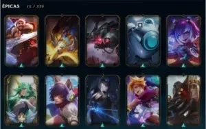 Conta LOL 103 SKIN + 45 campões para completar