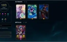 Conta LOL 103 SKIN + 45 campões para completar