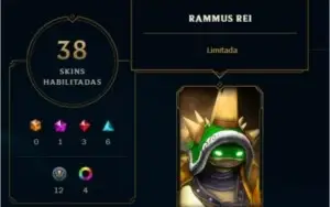 Conta com Rammus Rei (2012) - League of Legends
