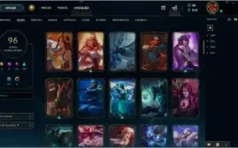 CONTA LVL 188 / PLATINA 3 / 96 SKINS